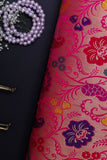 Pink Brocade Fabric